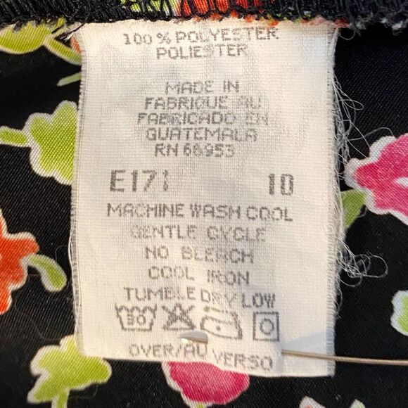 LESLIE FAY Sportswear Florel Boho Womens Skirt Size 10 - Picture 9 of 9